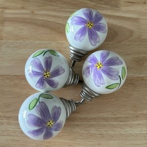 4 potterybarn kids ceramic curtain Finials